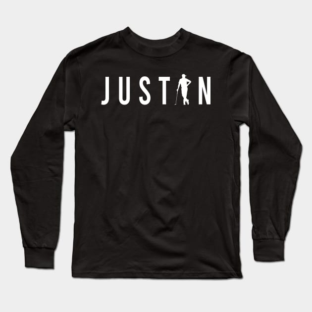 justin the golfer Long Sleeve T-Shirt by rsclvisual